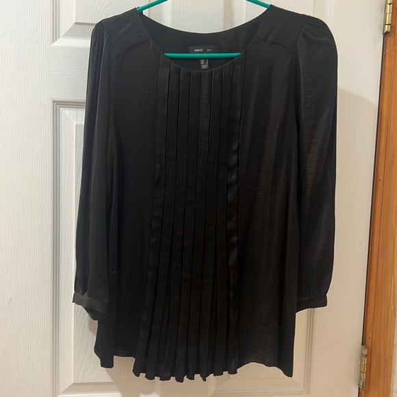 Satin MNGO blouse - Picture 1 of 4